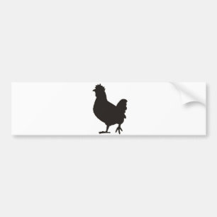 Huhn ist das neue Schwarz Autoaufkleber