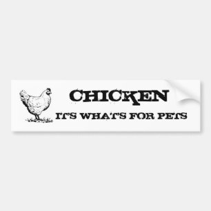 HUHN ist es, was für Haustiere ist Autoaufkleber