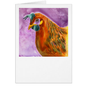 Huhn-Karte - "Henny Penny "
