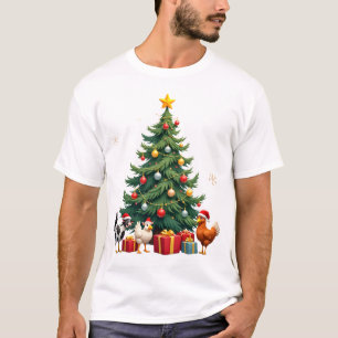 Huhn Kuh Ziege Pferd Bauernhof Tier Landwirt Chris T-Shirt