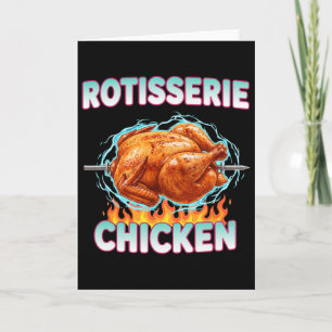 Huhn, laute Rotisserie-Hähnchen-Hommage Karte