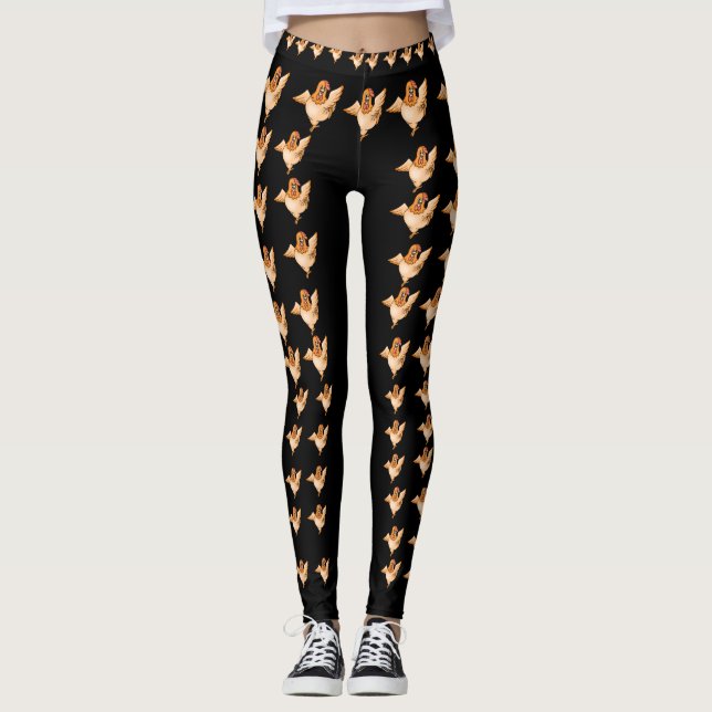Huhn-Leggings sind sie bequemes das Leggings (Vorderseite)