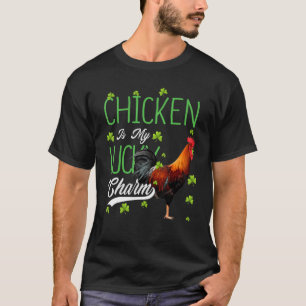 Huhn Mein Hund ist mein Glücksbringer T-Shirt