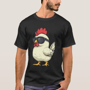 Huhn mit Sonnenbrille T-Shirt