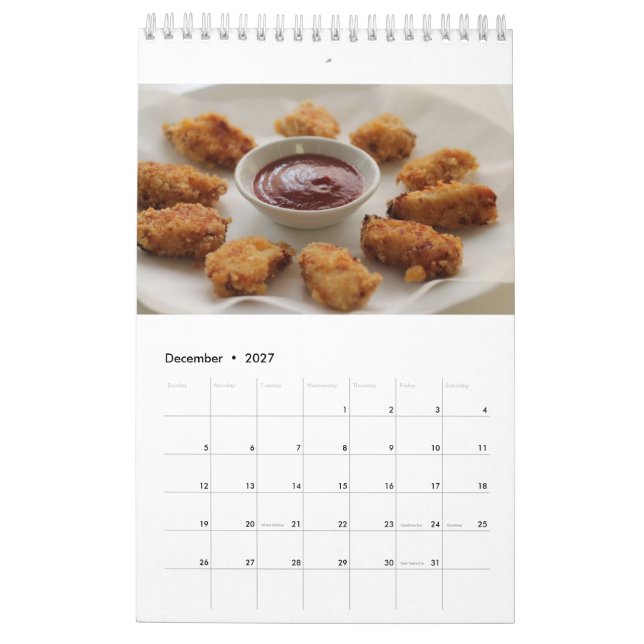 Huhn-Nugget-Kalender 2018 Kalender (Dez 2027)