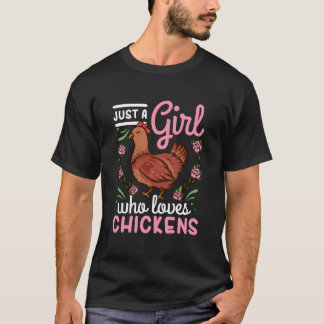 Huhn Nur ein Wer Hühner Liebt T-Shirt