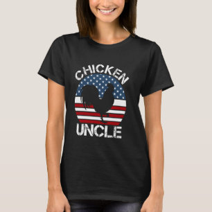 Huhn Onkel US Amerikanische Flagge Hühnerliebhaber T-Shirt
