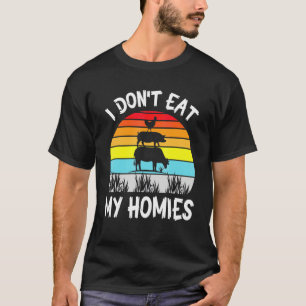 Huhn Reitet Schwein Reitet Kuh Zusammen Esse Ich N T-Shirt