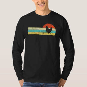 Huhn Retro Henne Geflügel Küken Geflügelzüchter Hü T-Shirt