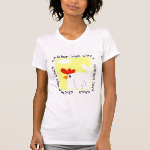 Huhn sagt Cluck T-Shirts und Geschenke