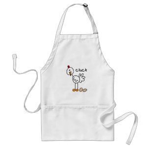 Huhn sagt Cluck T-Shirts und Geschenke Schürze