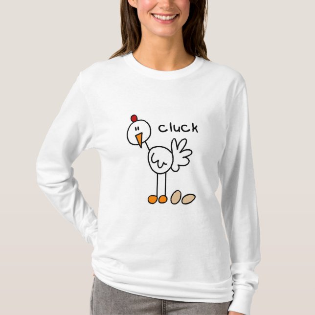 Huhn sagt Gluckern-T - Shirts und Geschenke (Vorderseite)