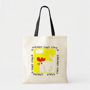Huhn sagt Gluckern-T-Shirts und Geschenke Tragetasche