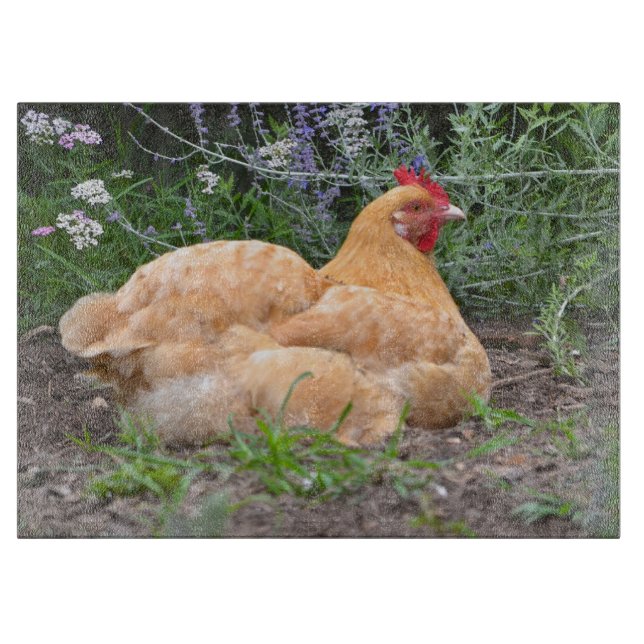Huhn-Schneidebrett Schneidebrett (Vorderseite)