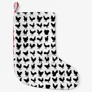 Huhn-Silhouetten Kleiner Weihnachtsstrumpf