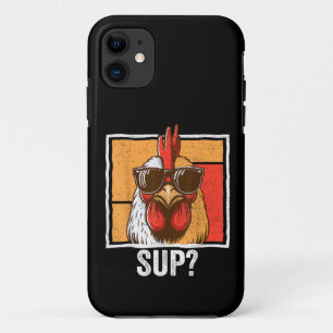 Huhn Sonnenbrille Tierfarm Lustig Für Landwirt Case-Mate iPhone Hülle
