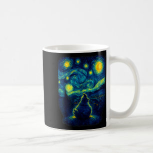 Huhn Sternen Nacht Van Gogh Bauernhof Liebhaber Mä Kaffeetasse