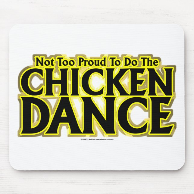 Huhn-Tanz Mousepad (Vorne)