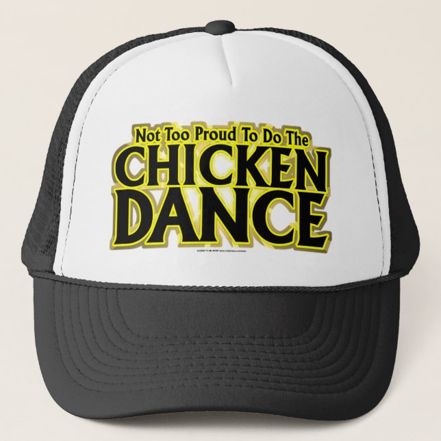Huhn-Tanz Truckerkappe (Vorderseite)