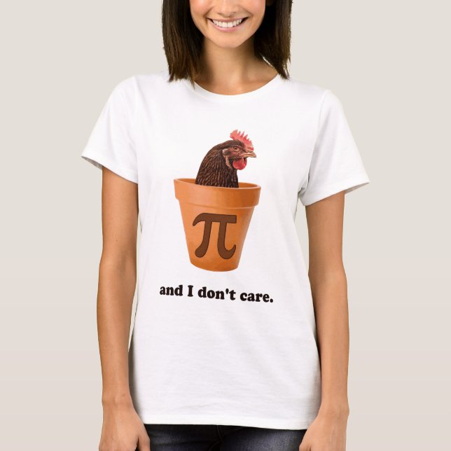 Huhn-Topf-PU (und ich nicht tut Sorgfalt) T-Shirt (Vorderseite)