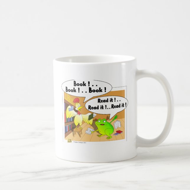 Huhn und Frosch Kaffeetasse (Rechts)