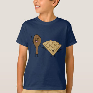 Huhn und Waffeln amerikanisch u. südliches Kochen T-Shirt
