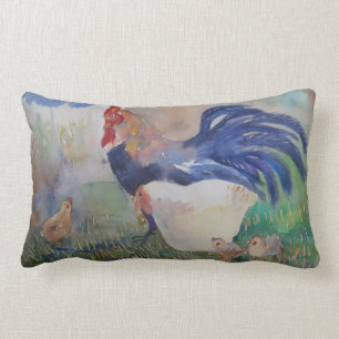 Huhn und Zitat Lendenkissen