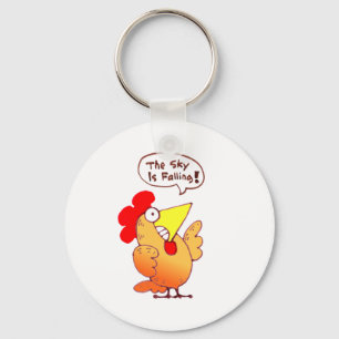 Huhn wenig Cartoon: Cartoon-Huhn-Spaß Schlüsselanhänger