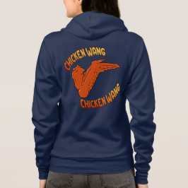 Huhn Wing Women's Bella+Leinwand Full-Zip Hoodie