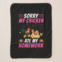 Hühnchen Art My Chicken Ate Meine Hausaufgaben