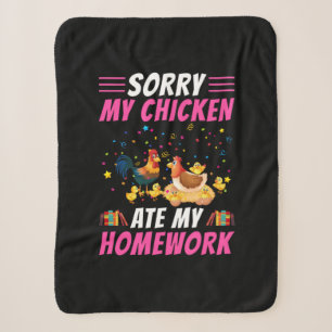 Hühnchen Art My Chicken Ate Meine Hausaufgaben Sherpadecke