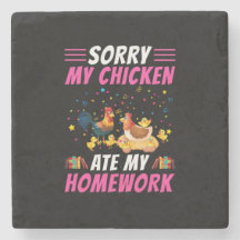 Hühnchen Art My Chicken Ate Meine Hausaufgaben