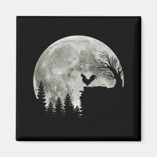 Hühnchen auf gebirgshähnlichem Halloween-Hühnerfre Magnet