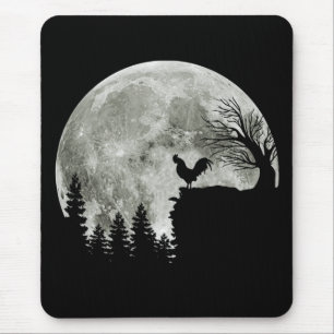 Hühnchen auf gebirgshähnlichem Halloween-Hühnerfre Mousepad