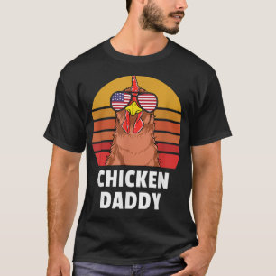 Hühnchen Bester Hühnerpapa je T-Shirt