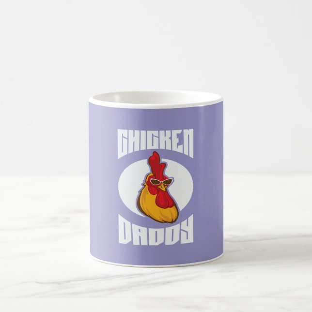 Hühnchen Daddy Zuchtgeflügel Kaffeetasse (Mittel)