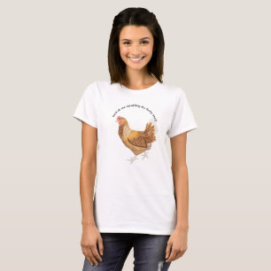 Hühnchen, die ihre Funky Stuff T-Shirt