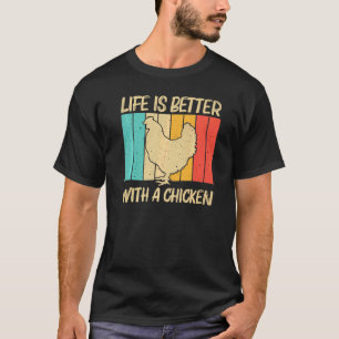 Hühnchen für Männer Frauen Hühnergeflügel Bauer T-Shirt