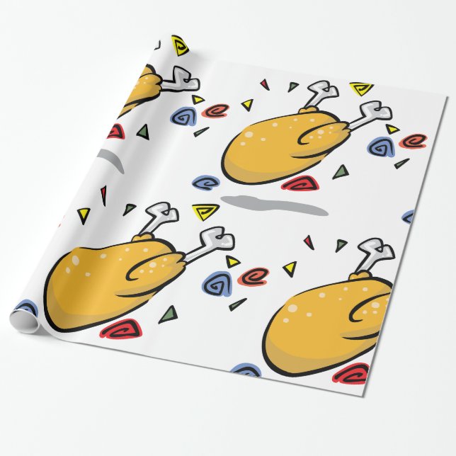 Hühnchen Geschenkpapier (Ungerollt)