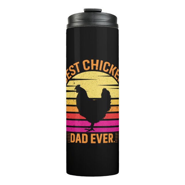 Hühnchen Lover | Bester Vater für Hühner je Thermosbecher (Vorderseite)