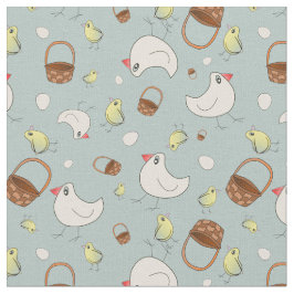 Hühnchen oder Eierspass - nahtloses Muster Stoff