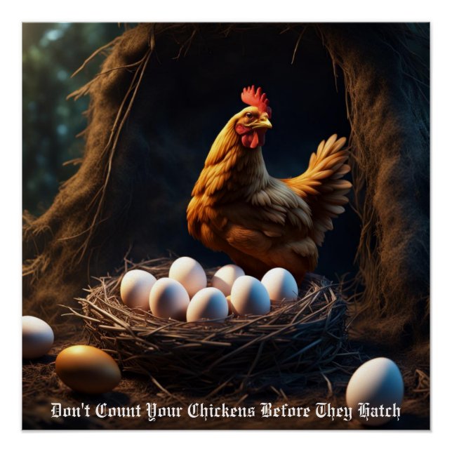 Hühnchen Poster (Vorderseite)