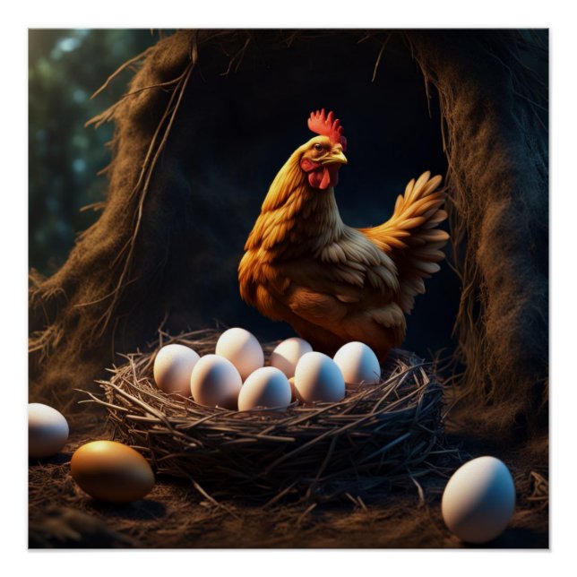 Hühnchen Poster (Vorderseite)