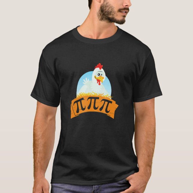 Hühnchen Pot Pi Day Pie Math   3.14 T-Shirt (Vorderseite)