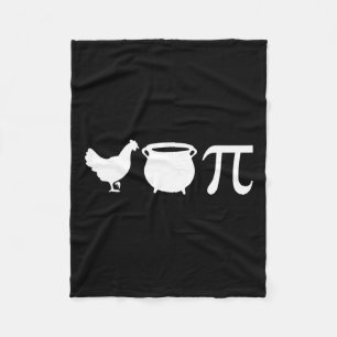 Hühnchen Pot Pi Pi Tag Vintage Retro Mathe Liebhab Fleecedecke