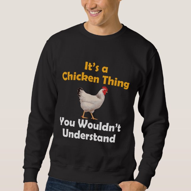 Hühnchen Sweatshirt (Vorderseite)