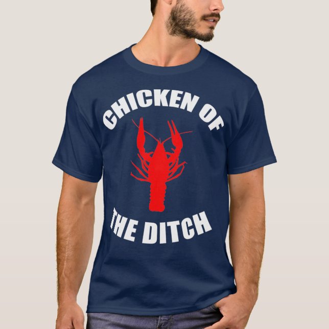 Hühnchen vom Krautfisch-Party Cajun T-Shirt (Vorderseite)