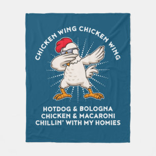Hühnchen Wing Chicken Wing Shirt Song Lyric Hot Do Fleecedecke