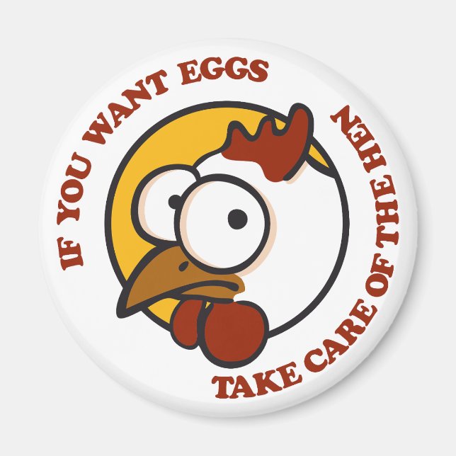 Hühner 1 magnet (Vorne)