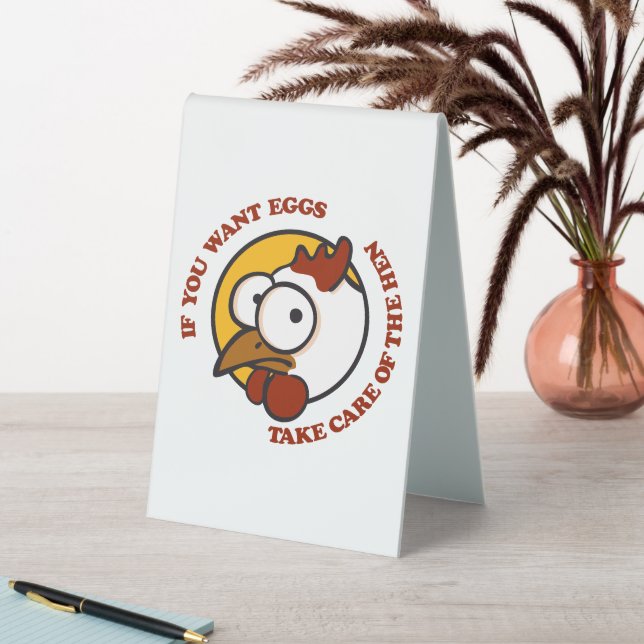 Hühner 1 tischaufsteller  (In Situ (Tisch))